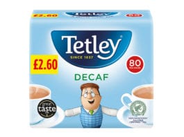 Black tea still king of convenience tetley Decad PMP 80s pack £2.60