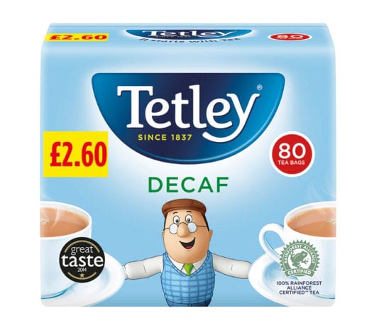 Black tea still king of convenience tetley Decad PMP 80s pack £2.60