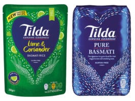 Rice is in a nice position Tilda Lime Coriander and Pure Basmati rice