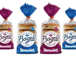 Warburtons bags bagels Warburtons Bangels range
