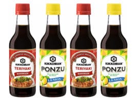 Japanese flavour in a bottle Kokkoman Ponzu Lemon and Teriyaki marinade