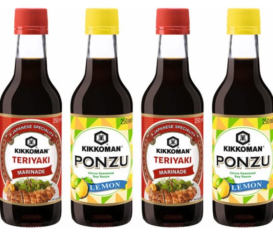 Japanese flavour in a bottle Kokkoman Ponzu Lemon and Teriyaki marinade