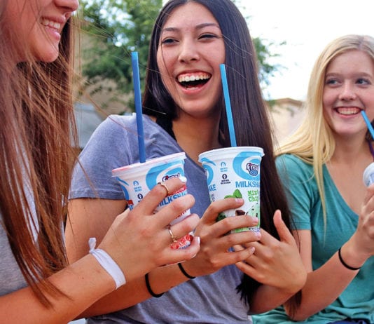 Shaking up the soft category girls-drinking-milkshakes