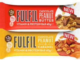 Promoting fuel for snackers fulfil-peanut-caramel-bars