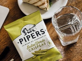 Like peas in a crisp pack PIPERS-CRISPEAS