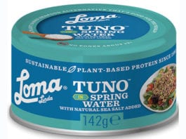 Seafood dish without a fish tuno-spring-water