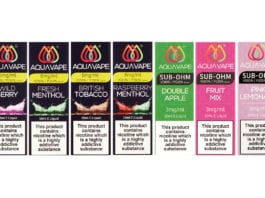 Retail focus is working out aquavape-flavours