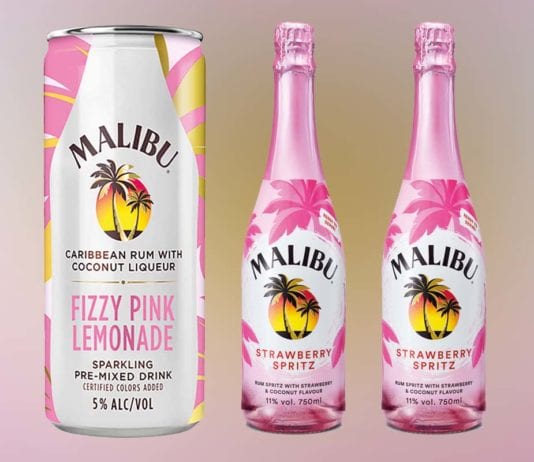 Malibu is tickled pink malibu-new-flavour