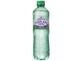 A sparkling new bottle Highland Spring Sparkling new packaging design