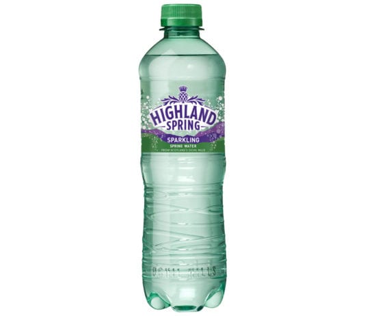 A sparkling new bottle Highland Spring Sparkling new packaging design