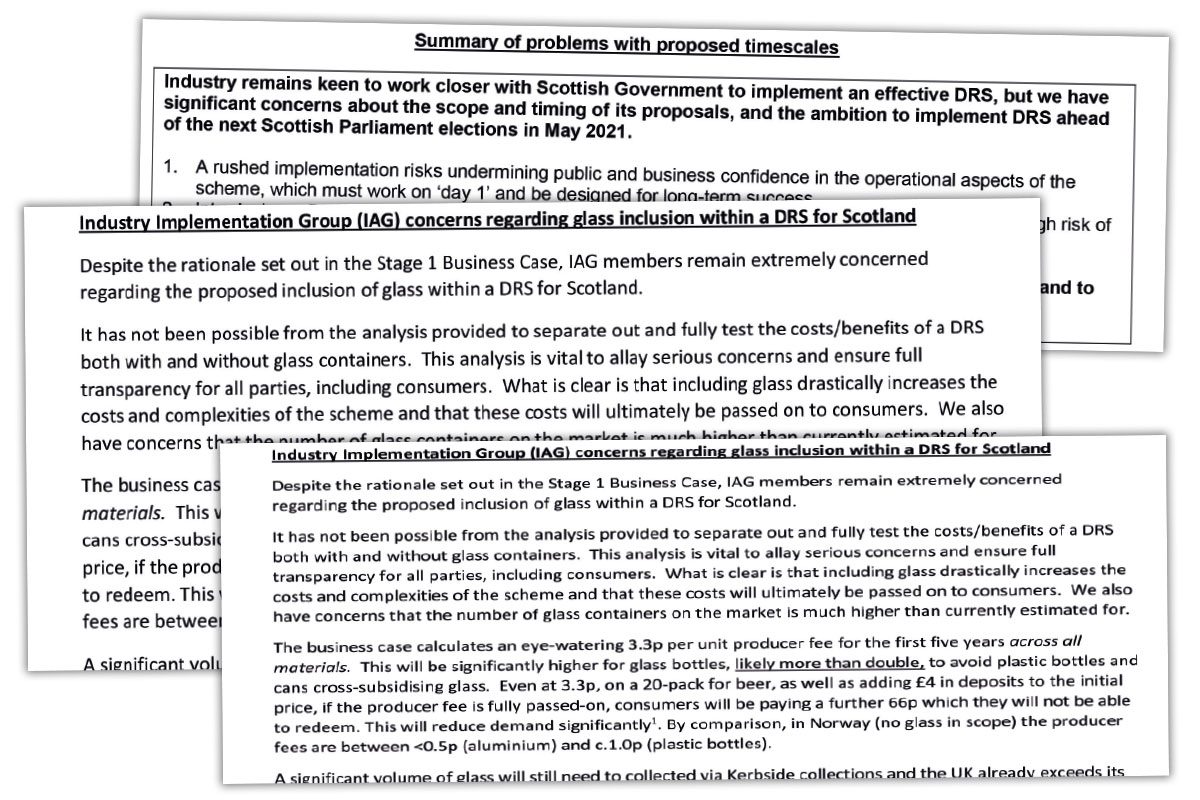 Extracts from FOI letters to Scottish Grocer