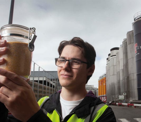 Brewing up a positive future Tennent's Apprentice Jay Fraser