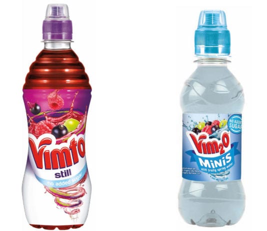 Healthier hydration for kids Vimto Vim2o drinks