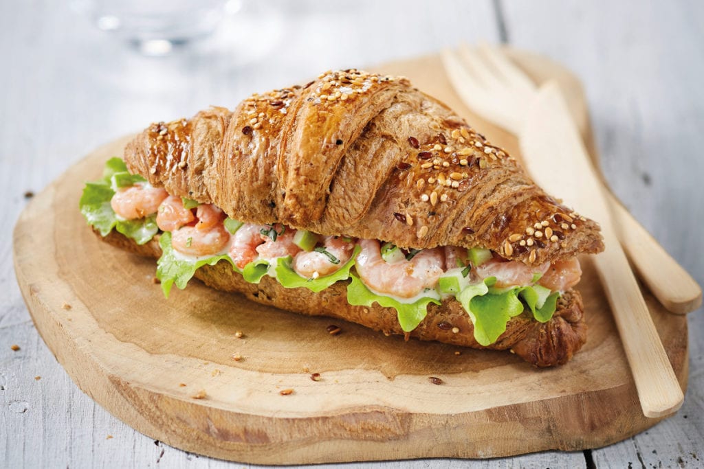 Bridor croissant de campagne sandwich