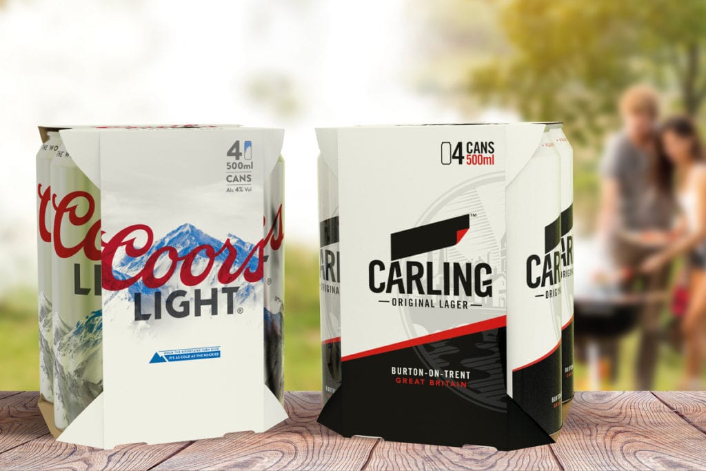 Carling and Coors Light