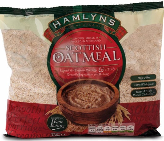 A dinky little oatmeal pack Hamlyns Oatmeal