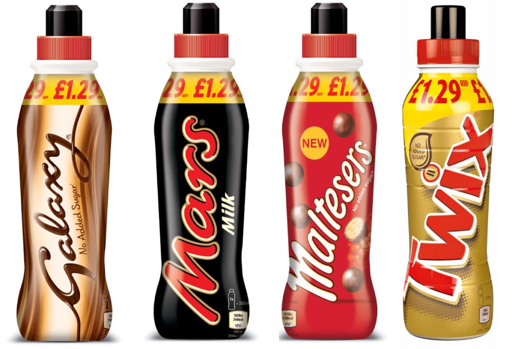 Mars flavoured milk