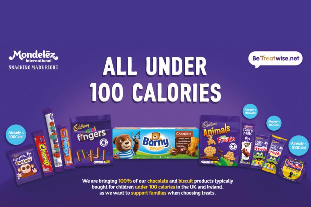 Mondelez 100 calorie cap