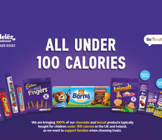 Calorie cap for Mondelez children’s range Mondelez 100 calorie cap