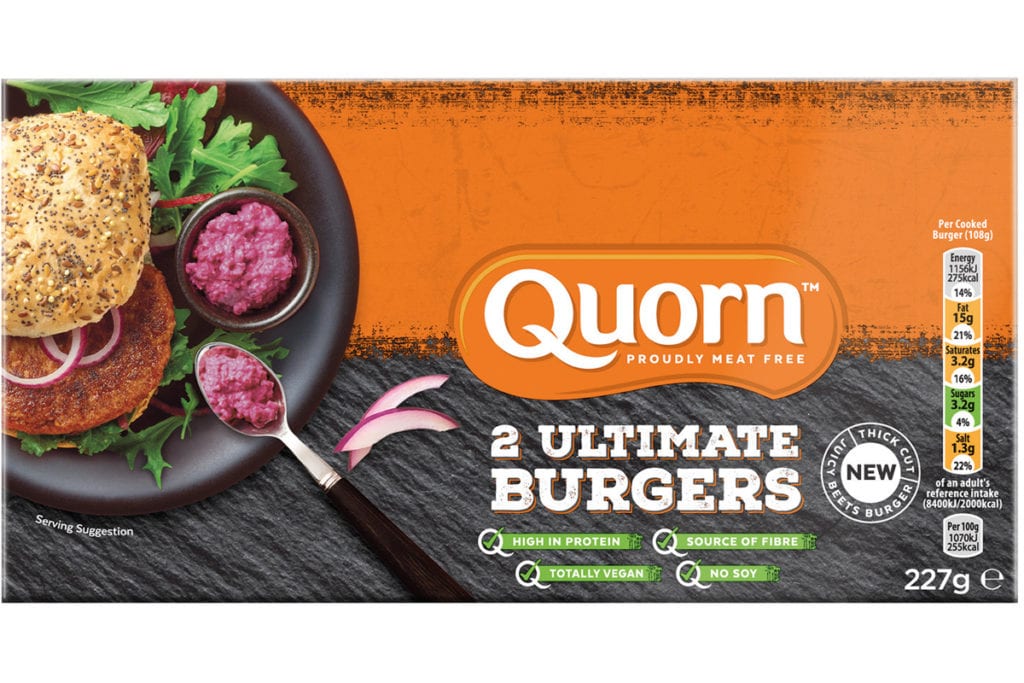 Quorn ultimate burgers