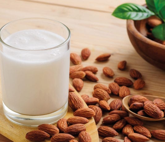 Alternatives gaining ground with youth almond milk