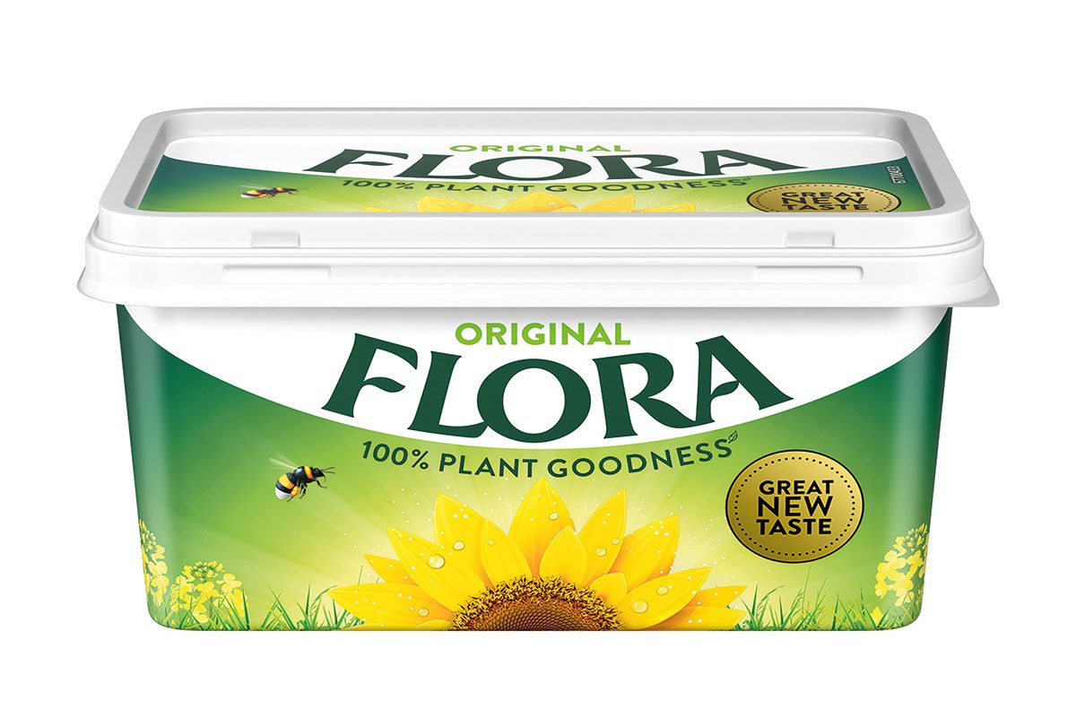 Flora Original 500g tub is 100% vegan