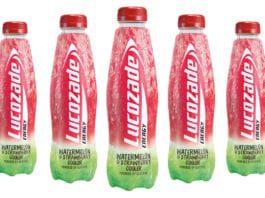 Lucozade Ribena Suntory Encouraging NPD trial Lucozade Energy Watermelon & Strawberry Cooler