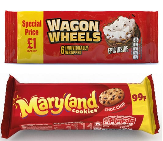 Burton’s Biscuits are hitting the mark Burtons Biscuit Company Wagon Wheels and Maryland Cookies