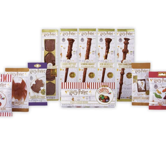 Jelly Belly unveils new Harry Potter sweets range The Harry Potter range includes chocolate wands, gummy sweets and gift boxes.