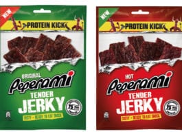 Beefing up with brand new jerky peperami-tender-jerky