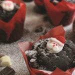 Baking up a storm this Christmas santa muffins