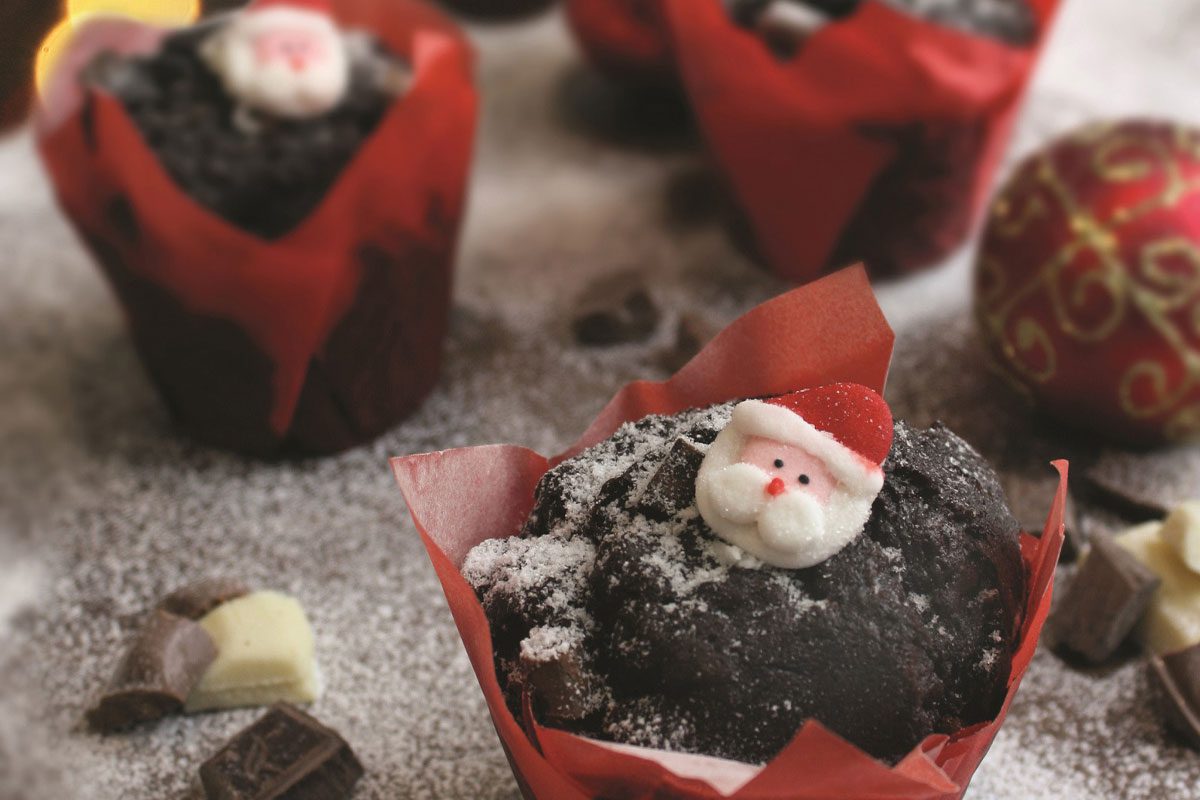 santa muffins