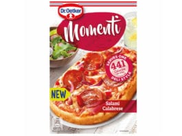Tasty pizza without guilt Dr Oetker Momenti Salami Calabrese pizza