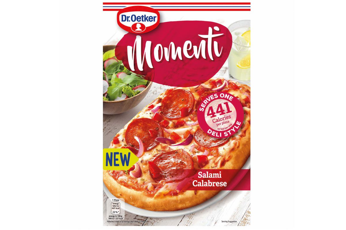 Dr Oetker Momenti Salami Calabrese pizza