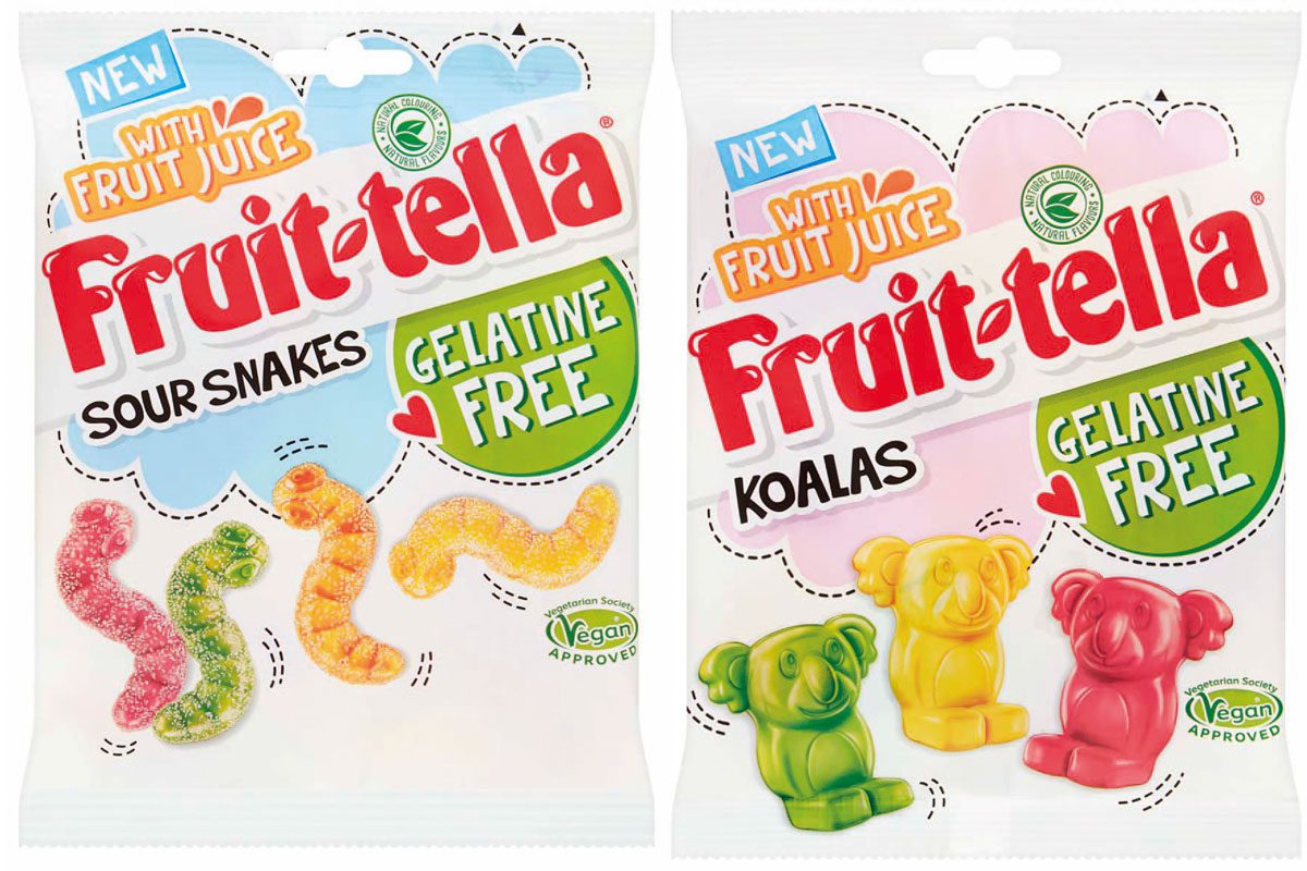 Fruitella snakes and koalas gelatine free