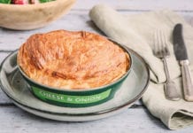 Fray Bentos cheese and onion pie
