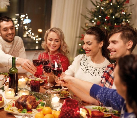 Wine brings festive cheer Christmas party