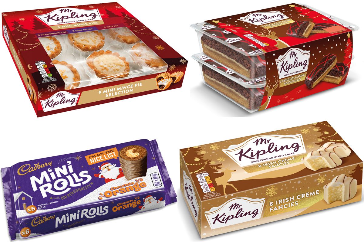 Mr Kipling and Cadbury Christmas snacks