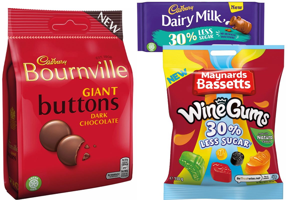 Cadbury and Maynards products