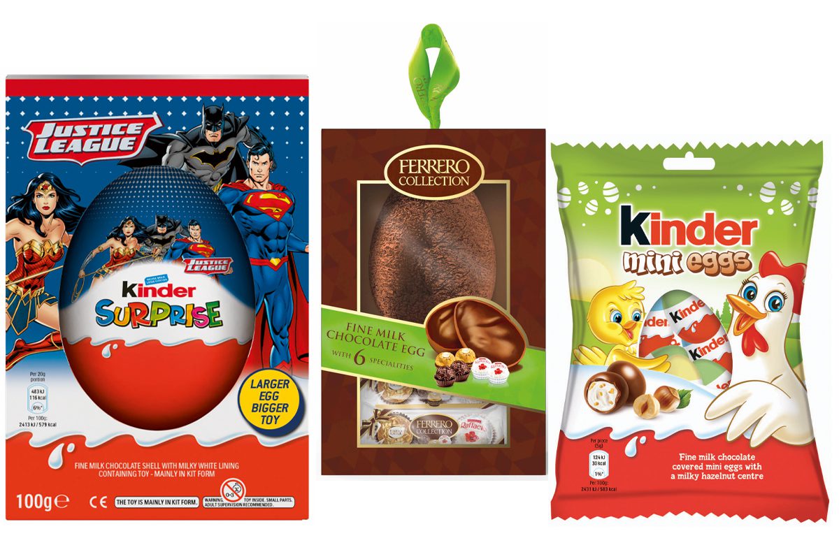 Ferrero egg range