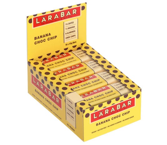 American vegan bar thrives in UK Larabar