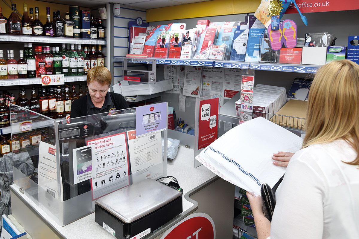 Post Office counter