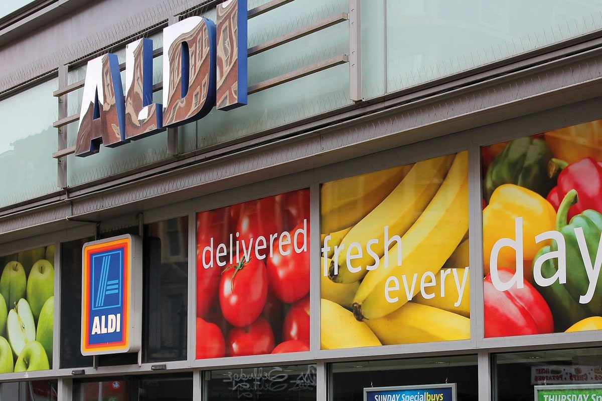 Aldi Sign/ Entrance