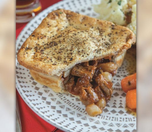 Fake steak pie Fake steak and ale pie from Delice de France