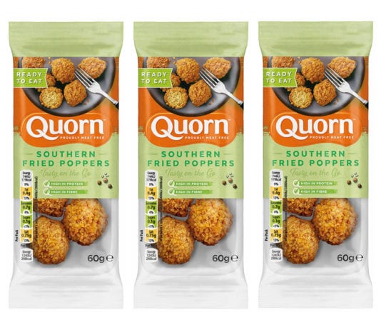 Popping up again Quorn poppers