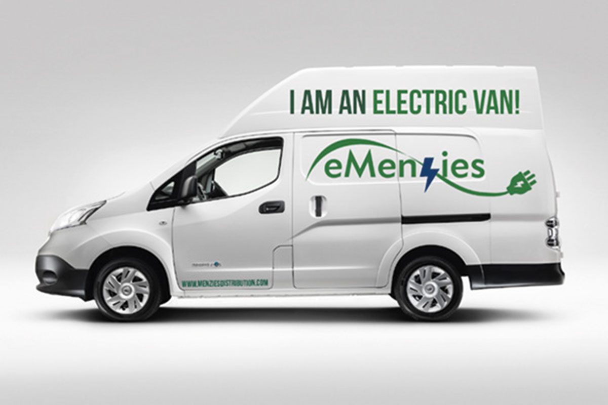 Man deals electric van