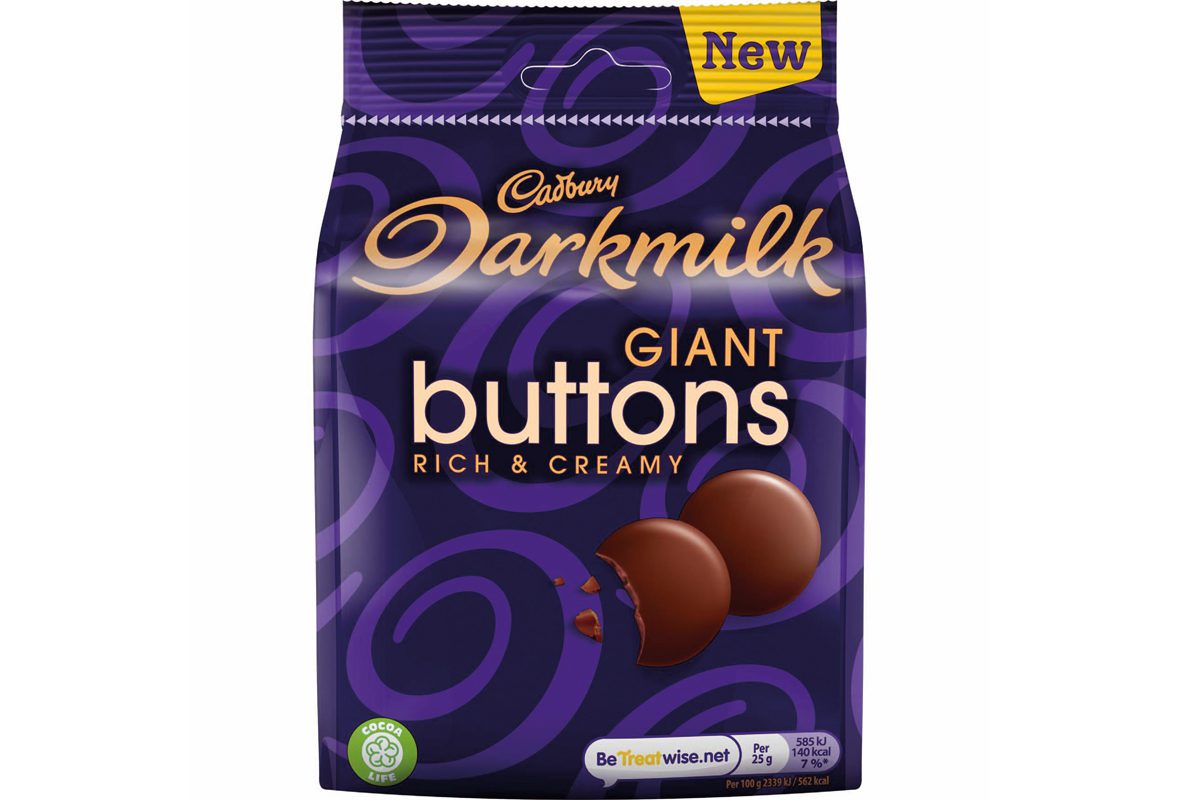 Cadbury darkmilk buttons
