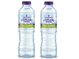 Less new plastic ahead Highland Spring eco bottles