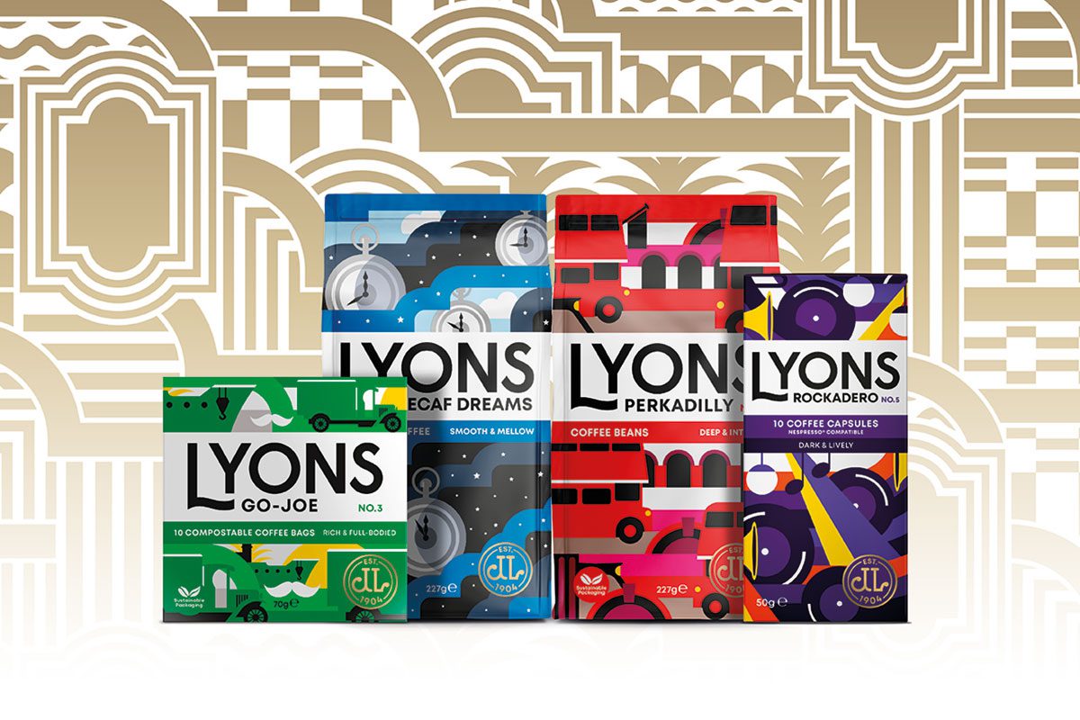 Lyon's Coffee packs