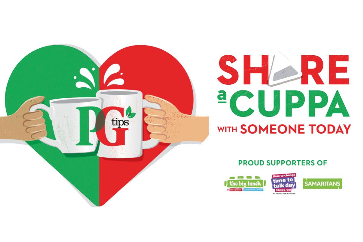 PG Tips heart and cups